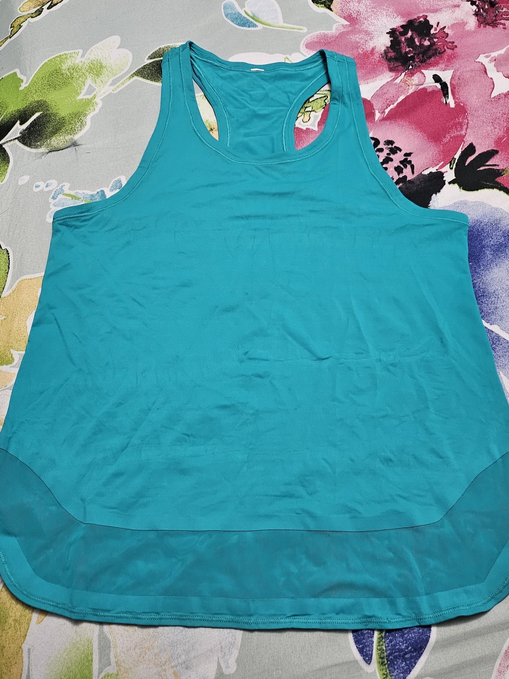 lululemon athletica Teal Racerback Tank